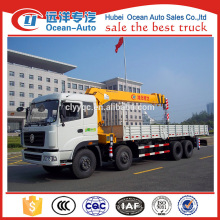Dongfeng new Kinland 8x4 telescopic arm truck crane for sale
